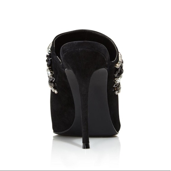 Aqua Womens AQ-Dare Embellished Rhinestone Mules - Picture 4 of 13